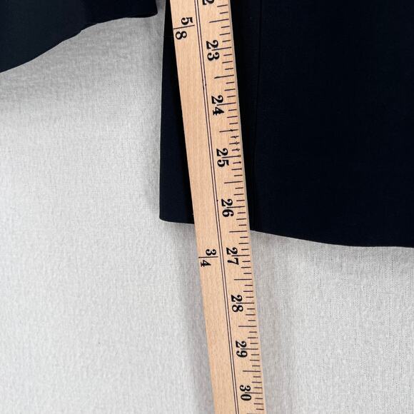 ALEXANDER MCQUEEN Pants Womens 4 Black Cropped Flare Split Hem Lace Up Calf - Picture 15 of 16